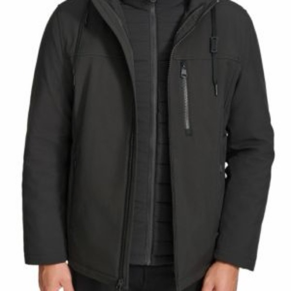 Calvin Klein Men's Charcoal Performance Jacket